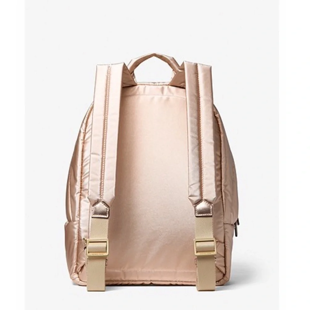 Michael Kors Rae Medium Quilted Golden Backpack
